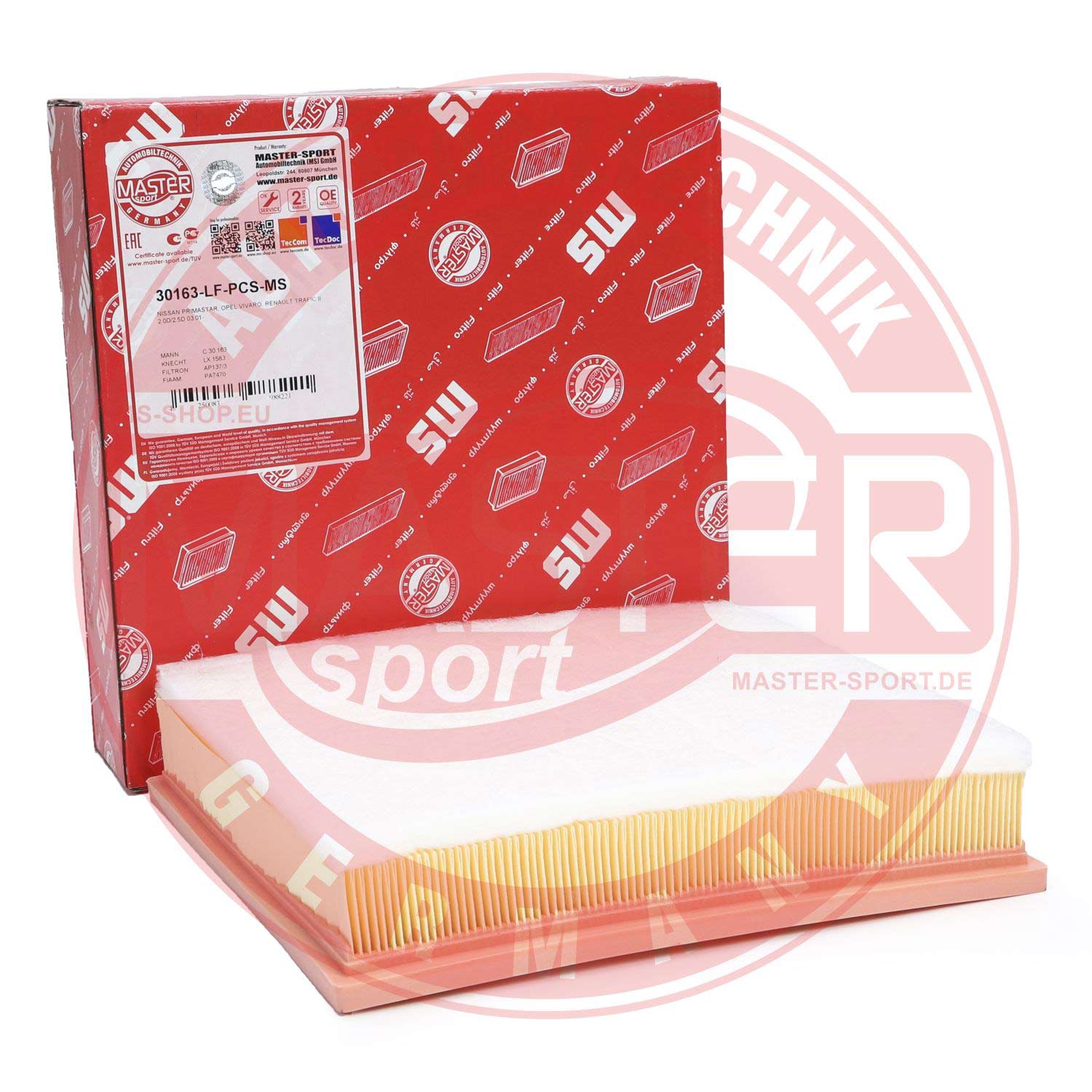 Filtru aer MASTERSPORT GERMANY 30163-LF-PCS-MS